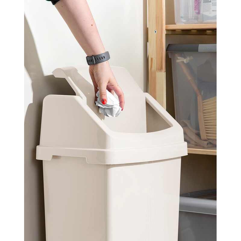 JMS we create smile 8L/25L/50L Litre Plastic Swing Lid Bin