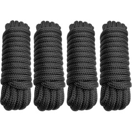 Dock Lines 5/8" x 20' Double Braided Nylon Boat Dock Lines Pre-spliced with a 15" Loop, Marine-Grade Boat Ropes for Docking, 5/8" Dock Lines for Boats, Boat Line Dock Rope, Marine Mooring Line,PACTHSD