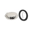 304 Stainless Steel Chain Deck Pipe with Rubber Gasket 6.32x4.47in