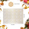 CHRORINE Christmas Wrapping Paper Snowflake Tissue Paper with Snowflake Stikers