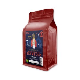 Roasting Drum Christmas Special - Organic ESPRESSO, Whole Coffee Beans 500 g, 100% Arabica, Roasting 7/10, Flavour: Surprise, Sustainable Top Coffee, Premium Coffee (DE-ÖKO-001)
