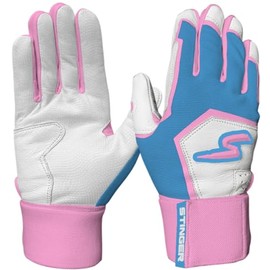 Stinger Sports Winder Series Batting Gloves, Adult Large, Cotton Candy