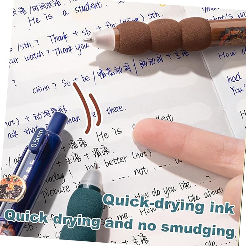 WEZCHUGHAOL Capybara Ballpoint Pens, Cute Erasable Ink Pens, 0.5mm Fine