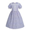 Nuoqi Colonial Costume Girls Prairie Pioneer Dress Laura Ingalls Wilder