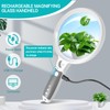 Large Magnifying Glass with 37 LED Light, 10X 20X 45X