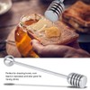 Metal Hoeny Dipper, Stainless Steel Drizzle Spoon, Solid Honey Stick,