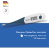 Beurer FT 17 digitales Fieberthermometer, Thermometer mit flexibler Messspitze für