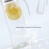 1.2L Acrylic Transparent Juice Bottle Cold Water Pitcher Jug for