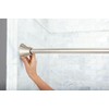 Moen Curved Adjustable Spring Tension No Drill Shower Curtain Rod