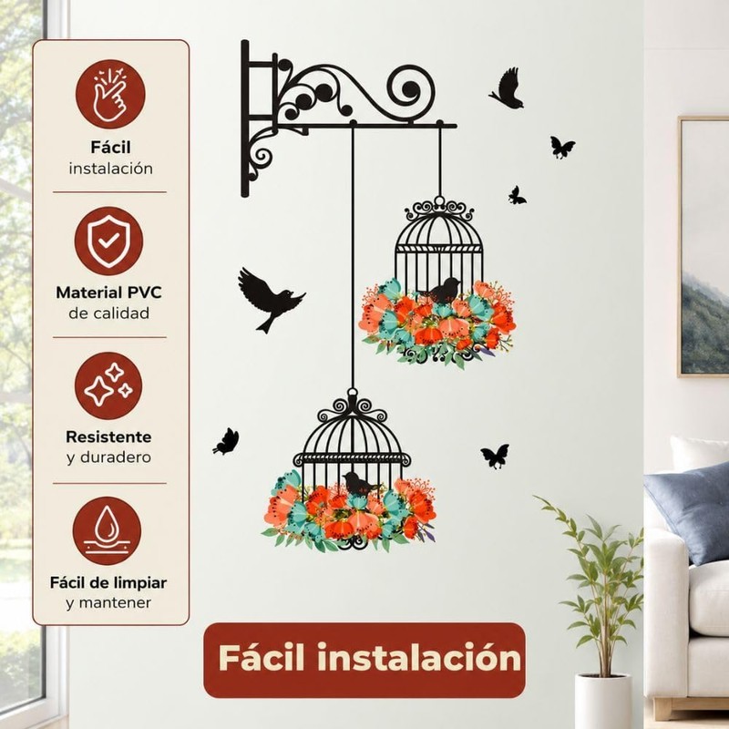 Mebix TRD Vinilo Decorativo de Pared para el Hogar Pegatina