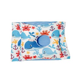Ocean Whale G-tube Pillow Belt for Infant Tummy Time