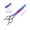 7.0-Inch Curved Thinning Shears for Dog Grooming – Stainless Steel