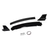 munirater Rear Trunk Spoiler Wing Lip Black ABS Plastic For