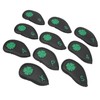 10 PCS Golf Club Head Covers Four Leaf Clover Pattern