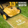 ZEGJAW Electric Dethatcher and Scarifier, 13” 12Amp Lawn Dethatcher with