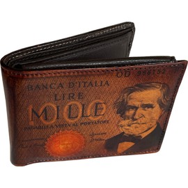 Artiglieria Fiorentina Verdi Men's Wallet Genuine Leather Design – Made in Italy, brown, Elegant