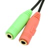 AKORD PC Headset to Smartphone Adapter Dual 3.5 mm Male