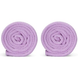 New (2 Pack) Curly Girl, Curly Hair Plopping Towel, Large Microfiber 22" x 39", Super Absorbent (Lavender)