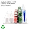 SZNLZQ SZNLZQ Drink Organizer for Fridge-White Automatic Pusher Glide,12oz 16oz