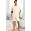 VINTATRE Mens Pajama Sets Short Sleeve Sleepwear Summer Pjs Set