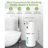 KeeKit Automatic Soap Dispenser, 380ml/12.8oz Touchless Foaming Soap Dispenser Rechargeable,