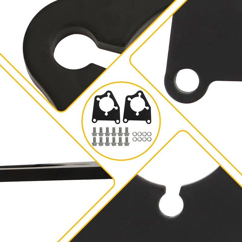 AUTOVIC Rear Disc Brake Conversion Brackets for 1988-1992 Honda Civic