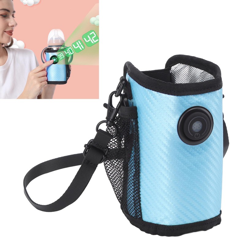 Milk Bottle Warmer Bag Digital Display Constant Temp Adjustable Temperature