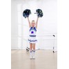 LOLANTA Girls' Carnival Costume, Cheerleader Dress with Pompoms and Socks,