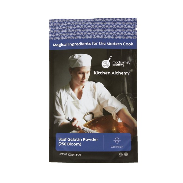 Pure Beef Gelatin Powder (250 Bloom) ⊘ Non-GMO ❤ Gluten-Free - 400g/14oz