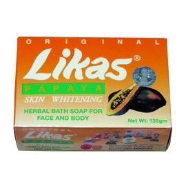 Likas PAYA SKIN WHITENING HERBAL SOAP 135g x 3pcs Licus Papaya Skin Whitening Herbal Soap 135g x 3pcs