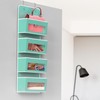 Simple Houseware 4 Clear Window Pocket Over Closet Door Storage