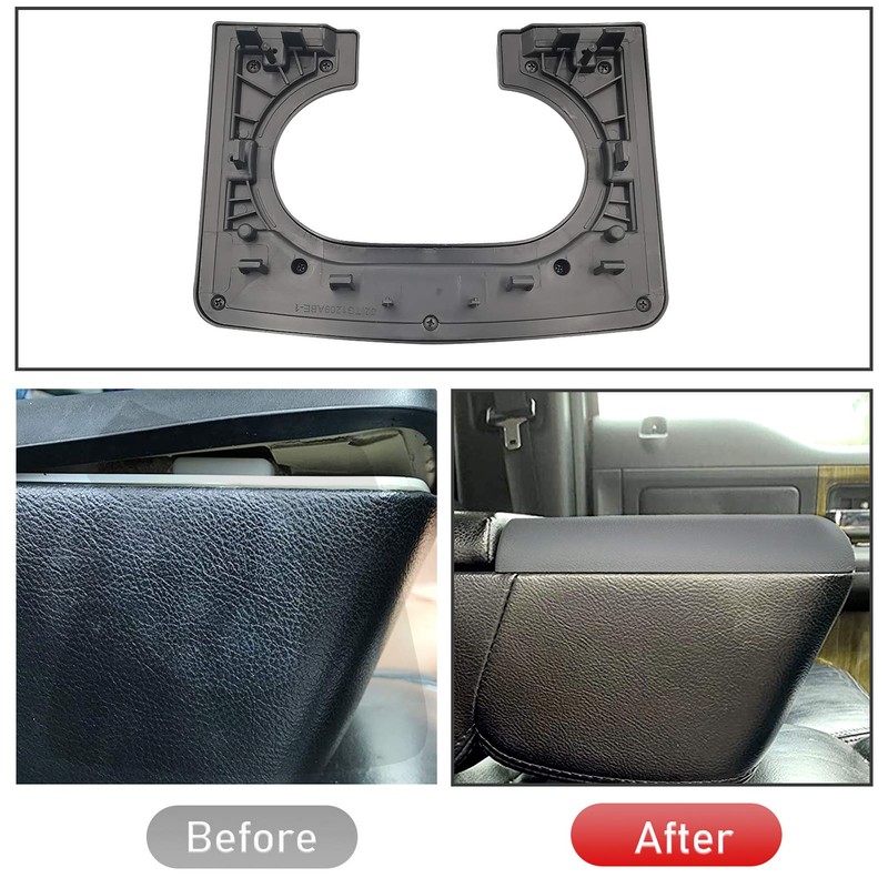 Jaronx Compatible with Ford F150 Cup Holder Pad Replacement 2004-2014,