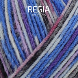Sock Yarn REGIA 4ply Design Line A&C Lofoten Color (3881 - Nusfjord), (9801270-03881)