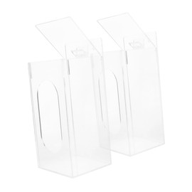 Alipis Box Glove Storage Box Organizer and Bathroom Organiser Container Case Holder Modern Gloves Clear Tissue Dispenser Glove Dispenser Glove Mount Mask Dispenser Transparent Acrylic
