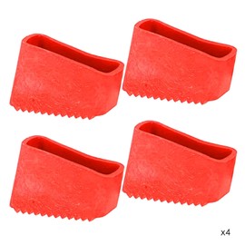 Pack of 4 Ladder Non-Slip Feet Mat, Rubber Ladder Feet Mat - Universal Ladder Foot Covers for DIY - Sturdy Ladder Feet for Secure Grip and Floor Protection