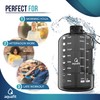 AQUAFIT 4 Litre Water Bottle with Straw - 1 Gallon-