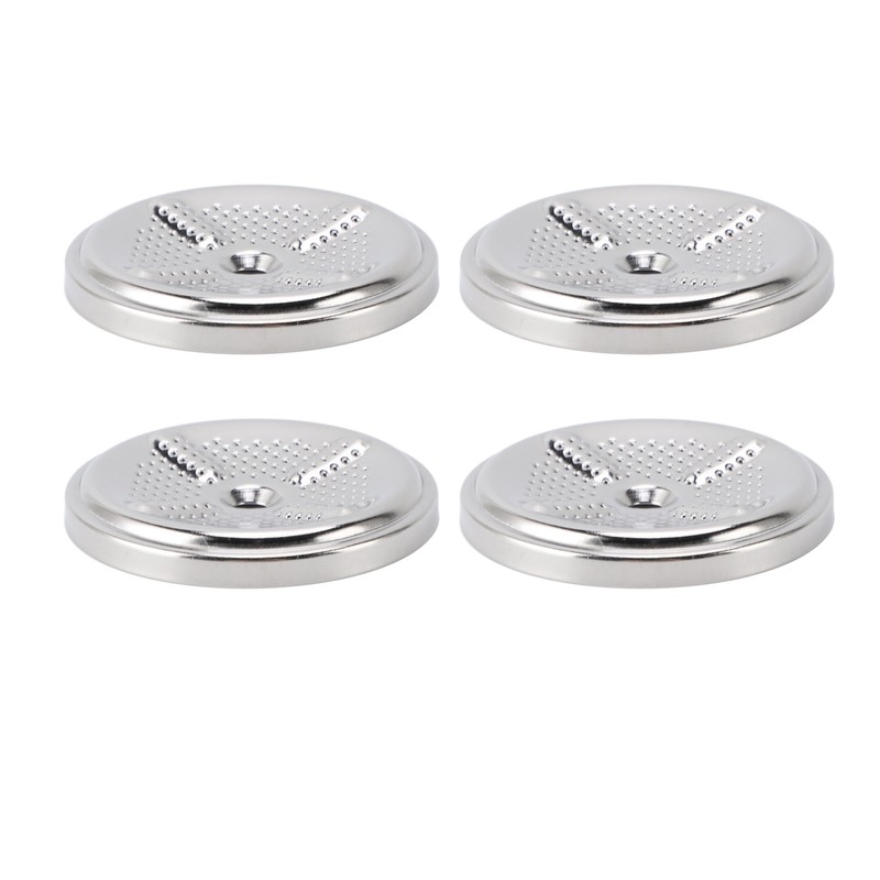 4pcs Coffee Filter Stainless Steel Reusable Filter Rust Resistant Effective