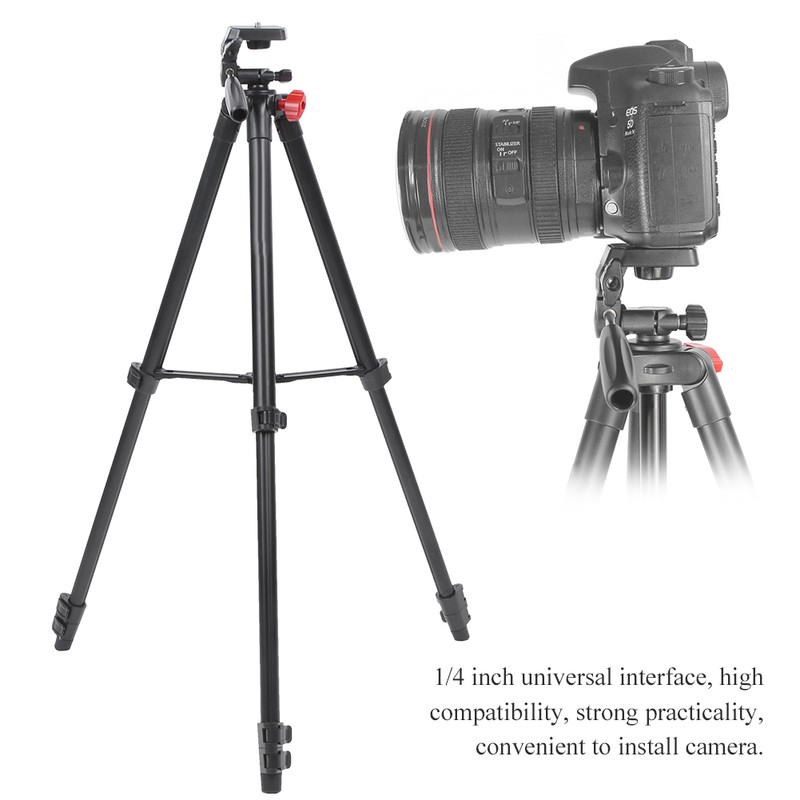 KINGJOY VT-831 Aluminum Alloy Portable Tripod 4 Sections Bearing 3KG