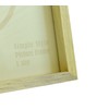 KING 815088 JWC-L-WH Photo Frame, Wooden Frame, L, White