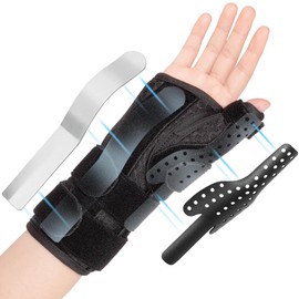 joingood Thumb Spica Splint & Wrist Brace, De Quervain's Tenosynovitis Brace, Carpal Tunnel Wrist Brace Support, Trigger Thumb Splint for Tendonitis, Arthritis, Thumb Stabilizer Wrist Support(Right,S)