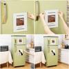 CroBlissful 2 Pcs Acrylic Magnetic Photo Frame for Fridge Large
