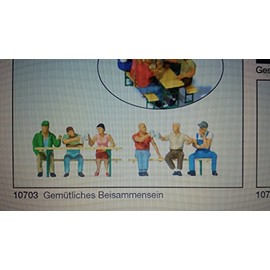 Preiser 10703 Gmütliches Beisammsein 1:87