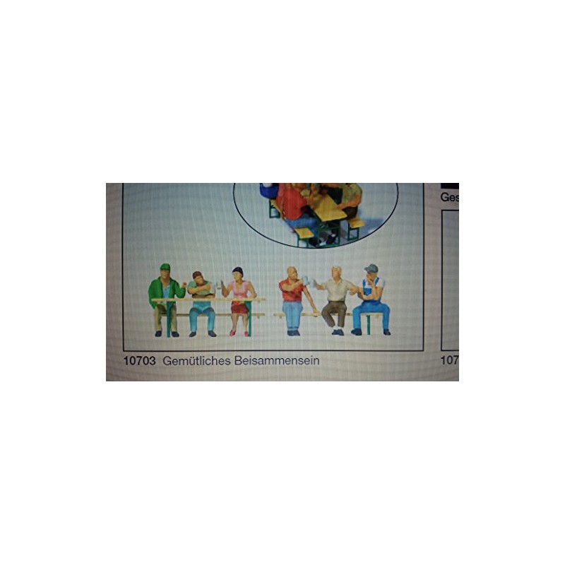 Preiser 10703 Gmütliches Beisammsein 1:87