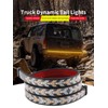 TOPKU LED Pickup Truck Tail Light Strip,Truck Tailgate Dynamic Light