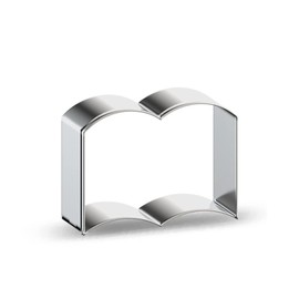 WJSYSHOP Book Shaped Cookie Cutter - A