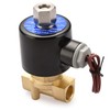 Heschen Brass Electric Solenoid Valve 2W-040-10K PT3/8'' DC24V Direct Actuation