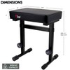 Tlingt Keyboard Bench, High-Density Piano Bench with Extra-Thick Padded Seat,