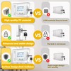 TRJ 2 PCS Large Thermostat Lock Box with Key, Clear