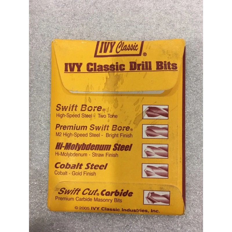 IVY CLASSIC PREMIUM SWIFT BORE HIGH SPEED STEEL - BRIGHT