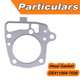11004-7026 Head Gasket Kit Compatible with Kawasaki FR651V FR691V FR730V FS691V FX691V Engines,Rocker Cover Manifold Gasket Replace #11004-7026, 11061-1285, 11061-7093